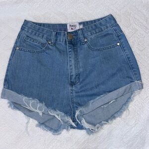 Princess Polly distressed shorts